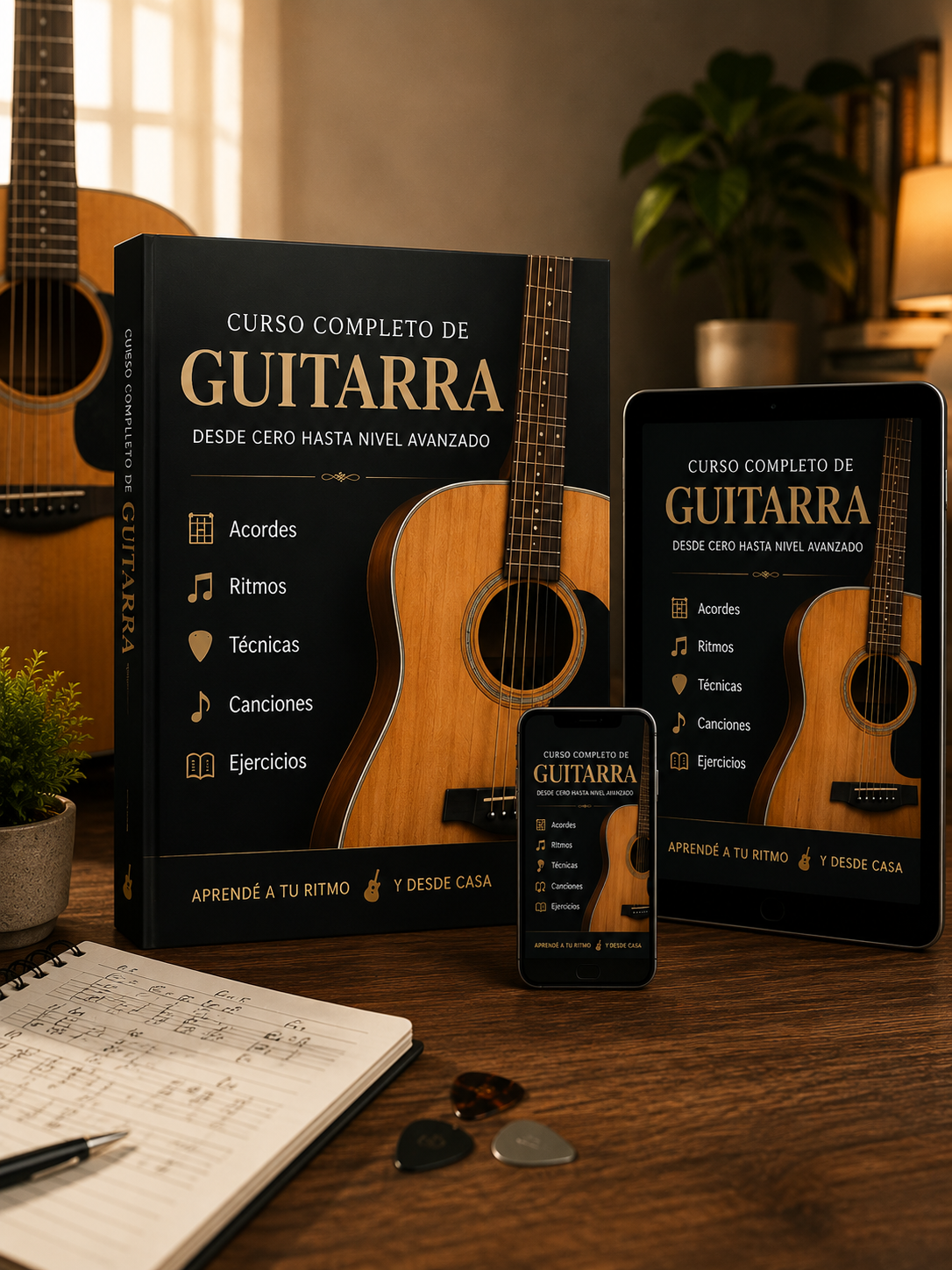 Clase para enseñar guitarra